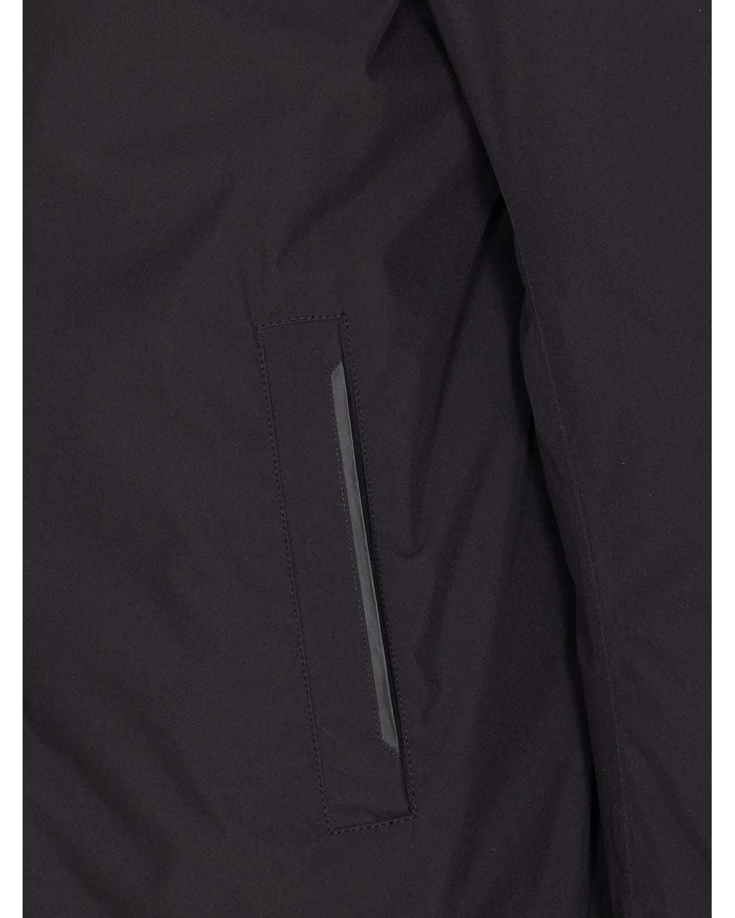 Herno Blue Down Jacket Zip Closure for men