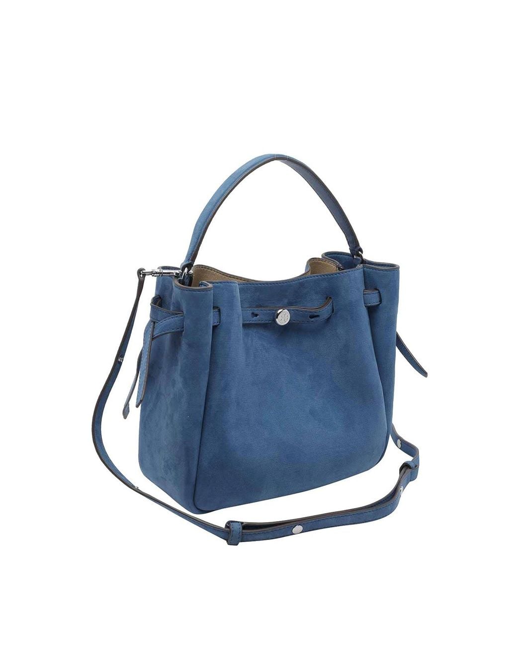 Tory Burch Blue Romy Bucket Bag