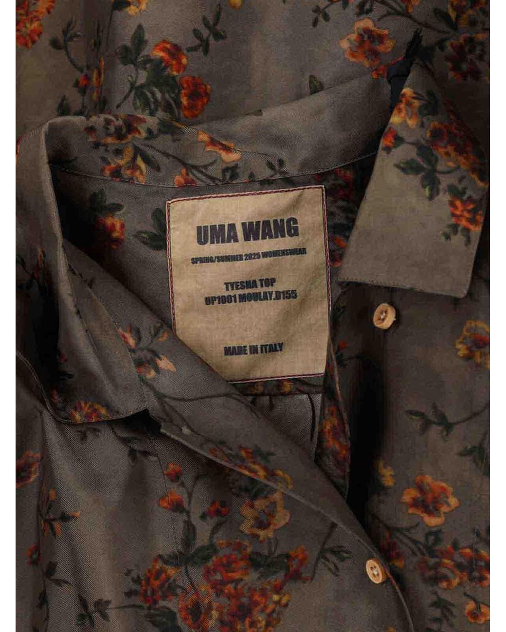 Camisa Uma Wang de color Brown
