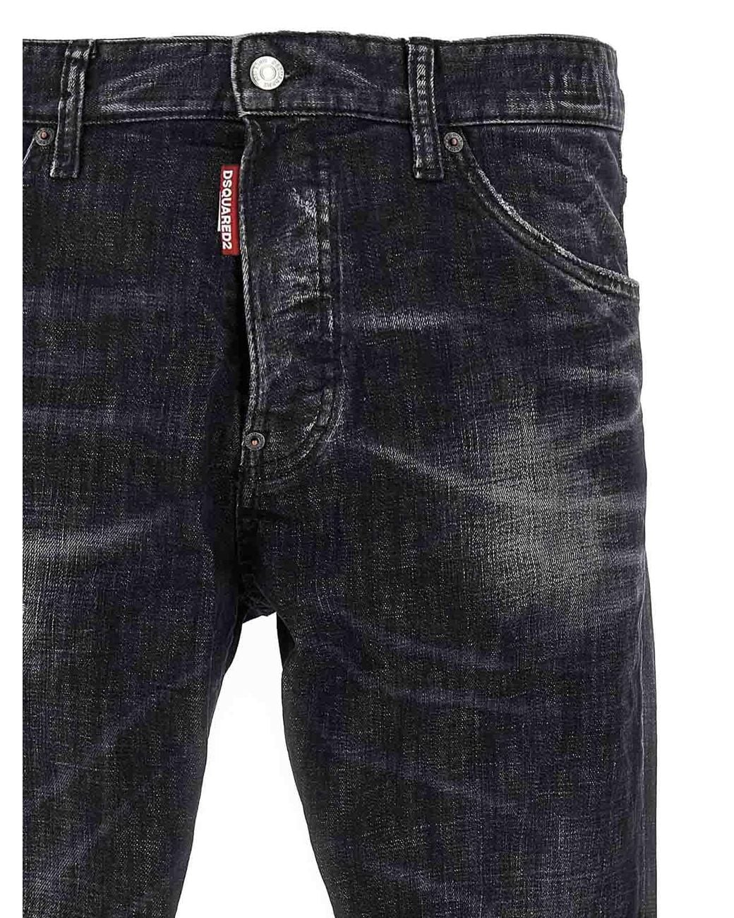 DSquared² Black Cool Guy Jeans for men