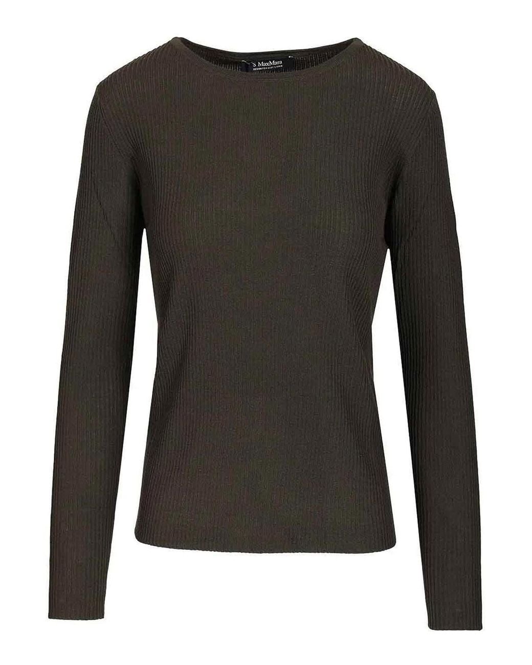 Max Mara Black Sweater Disegno