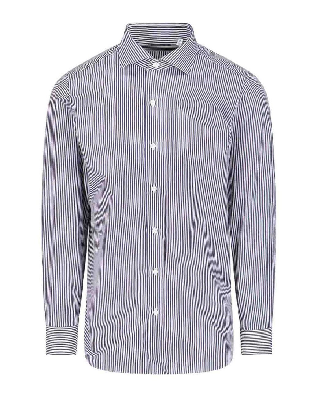 Finamore 1925 Blue Shirt for men