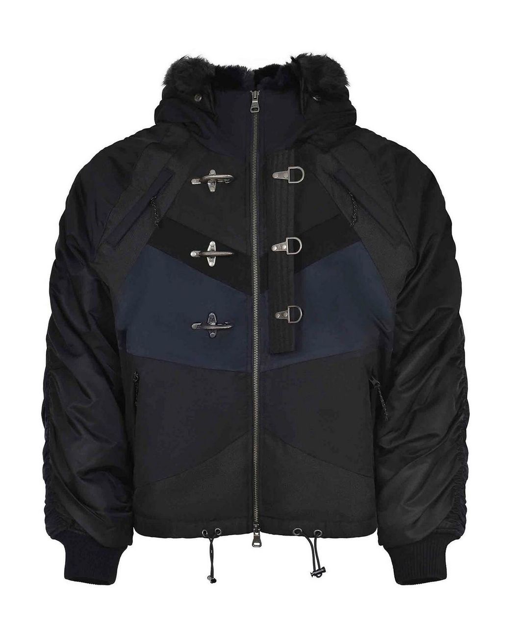 ANDERSSON BELL Black Jacket Made Of Nylon for men