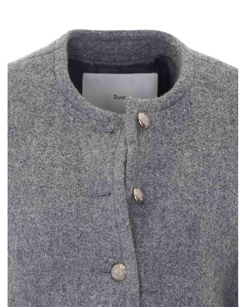 DUNST Gray Tweed Jacket