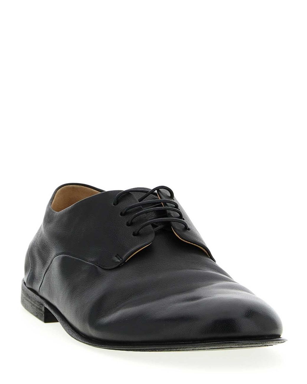Marsèll Black Stucco Derby Shoes for men