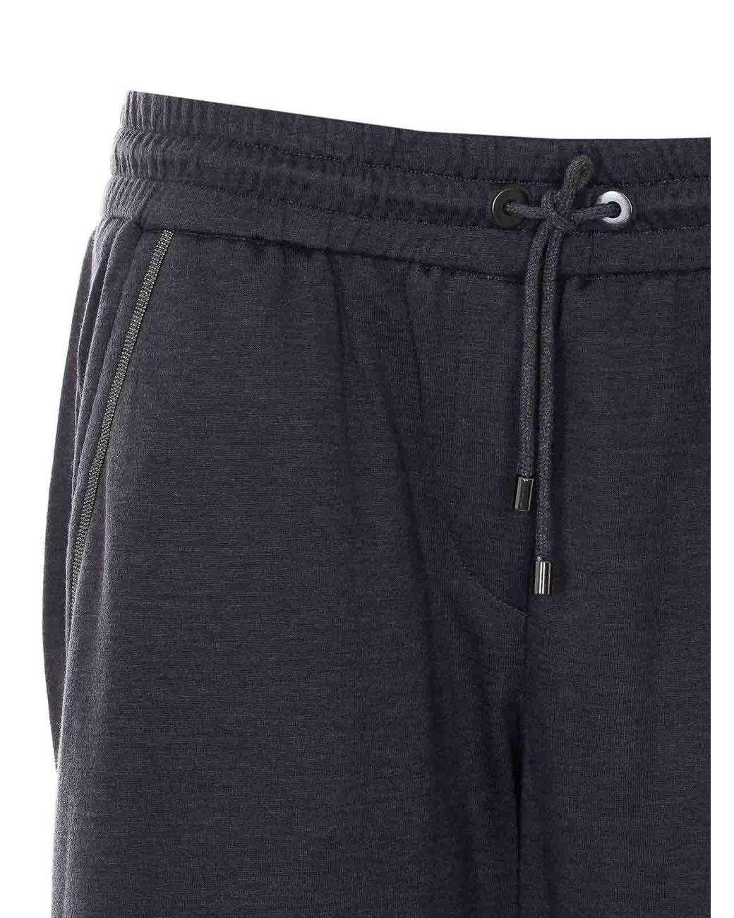 Brunello Cucinelli Blue Track Pants