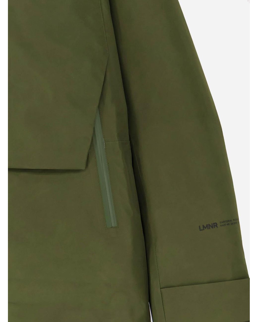 Laminar Green Waterproof Jacket With Padding for men