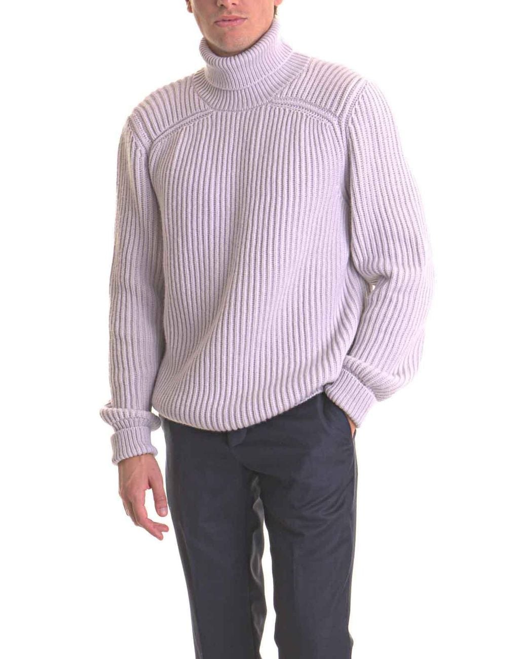 Kiton Purple Sweater for men