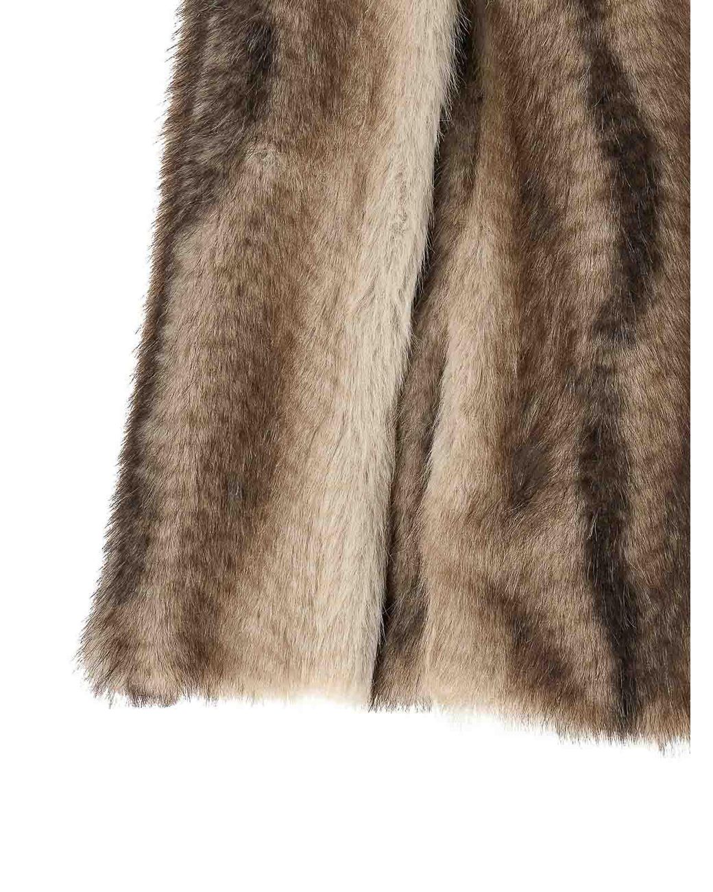Twinset Brown Cape Jacket