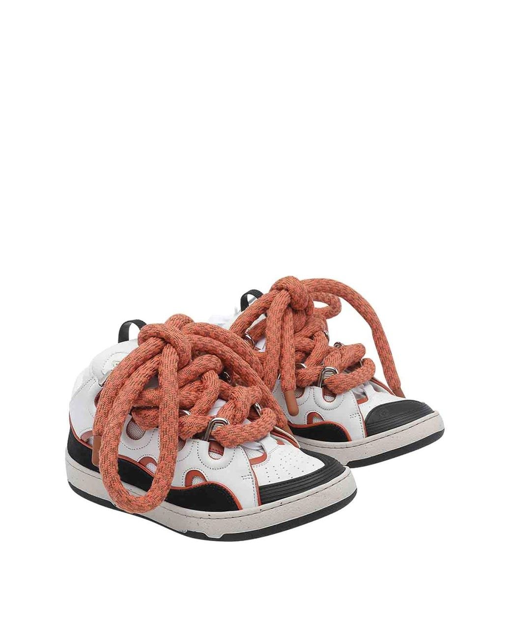 Lanvin Pink Curb Sneakers for men