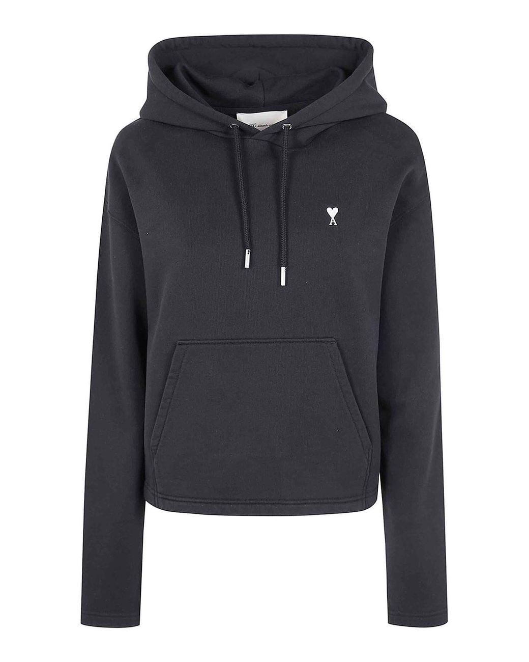 AMI Black Hooded Sweatshirt
