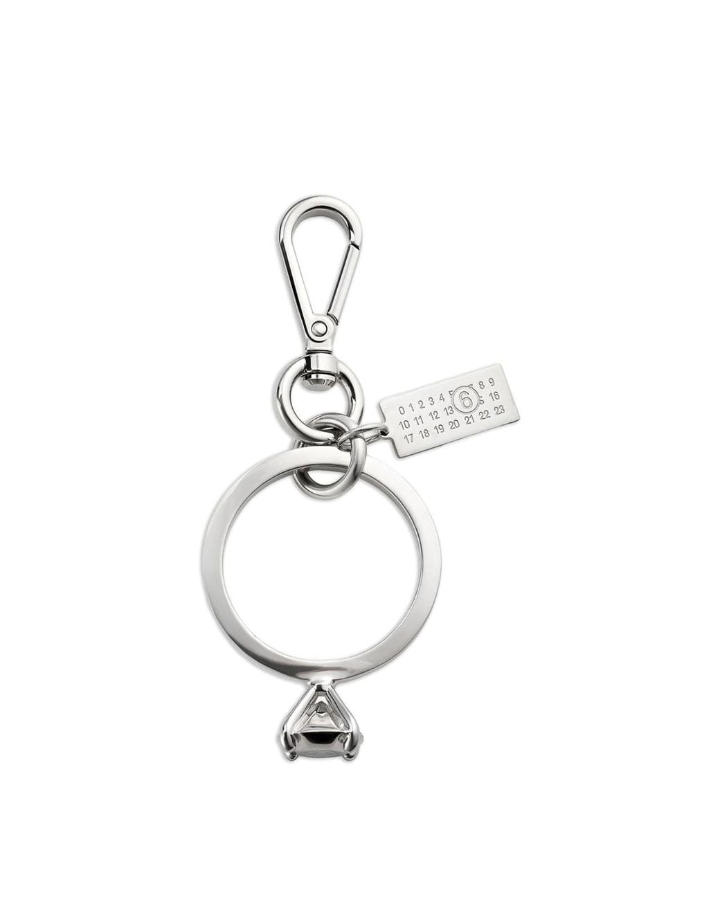 MM6 by Maison Margiela White Diamond Charm