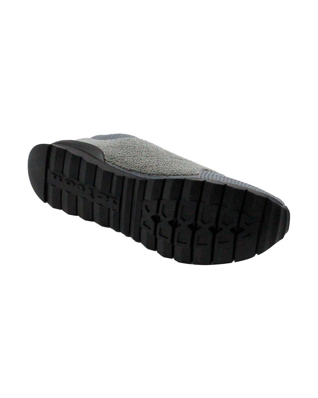 Kiton Gray Tech Fabric Sneakers for men
