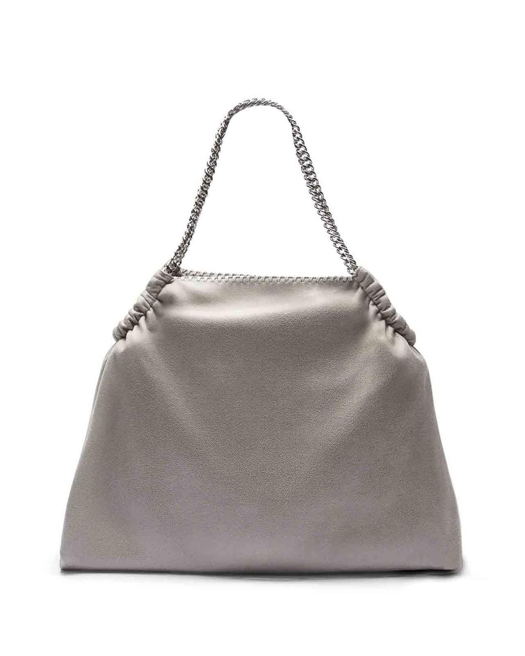 Stella McCartney Gray Falabella Drawstring Tote Bag