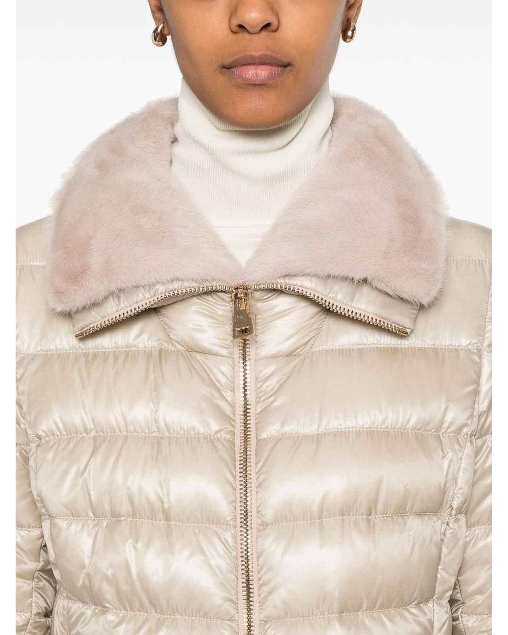 Herno Natural Iconico Long Down Coat