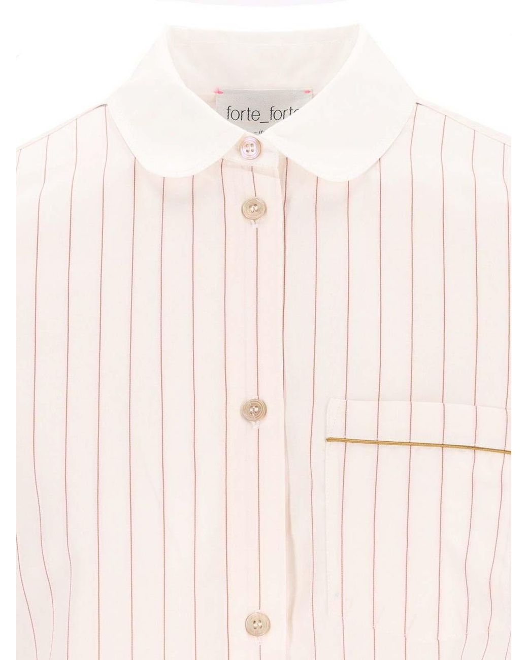 Forte_forte White Shirt With French Collar
