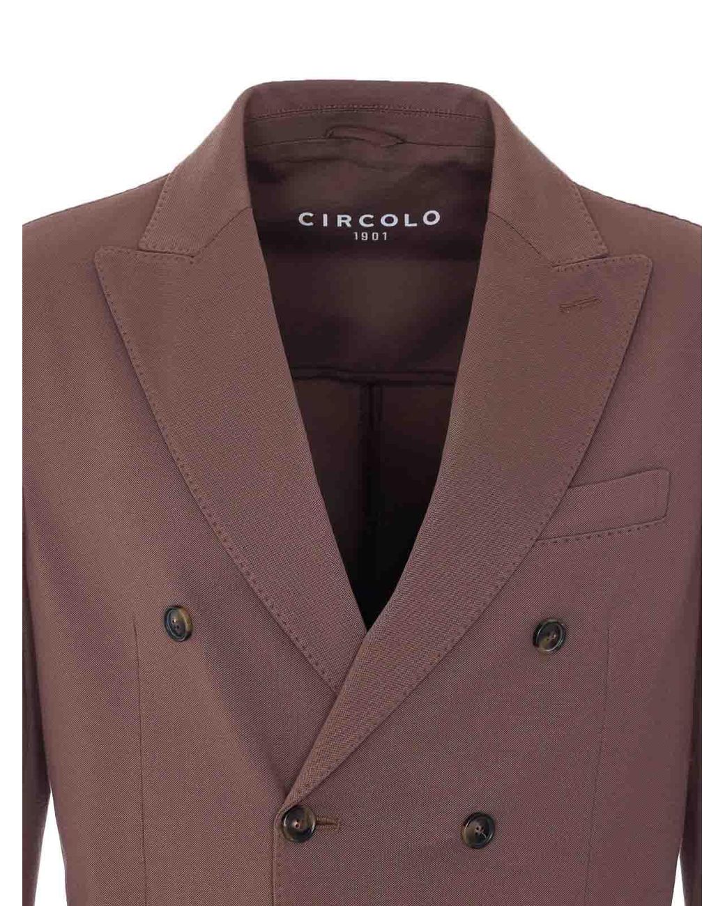 Circolo 1901 Brown Stool Blazer for men