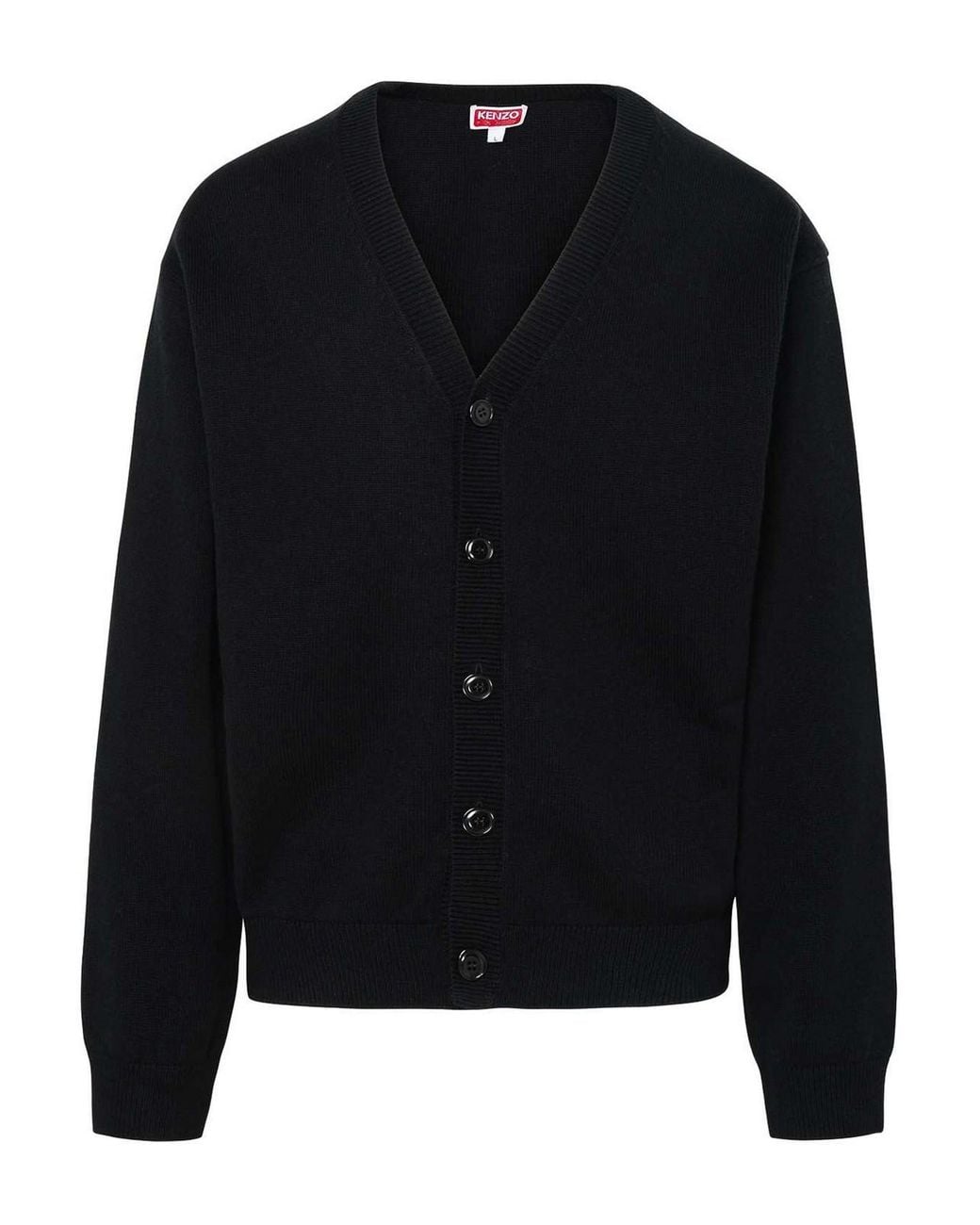 KENZO Blue Cardigan for men