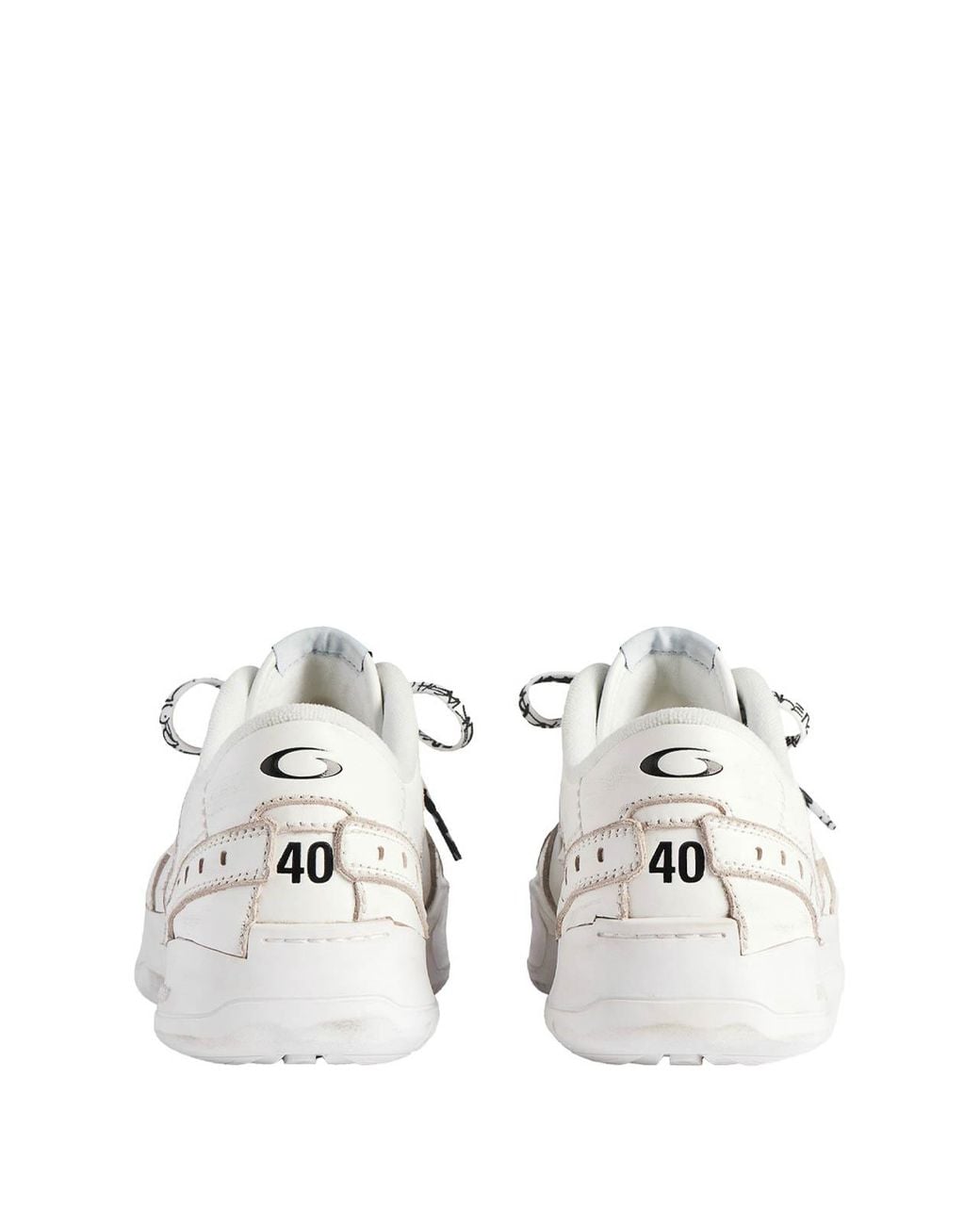 Balenciaga White Hamptons Platform Sneakers