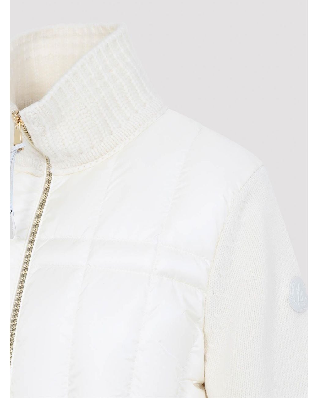 Moncler White Cardigan Jacket