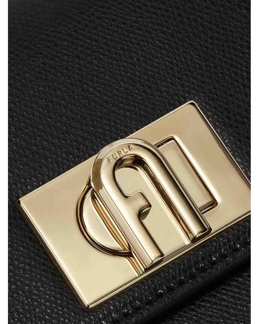 Furla Black 1927 Mini Crossbody Bag