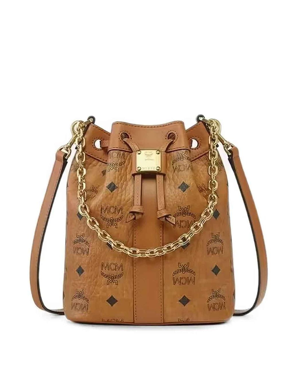 Borsa Dessau Drawstring di MCM in Natural