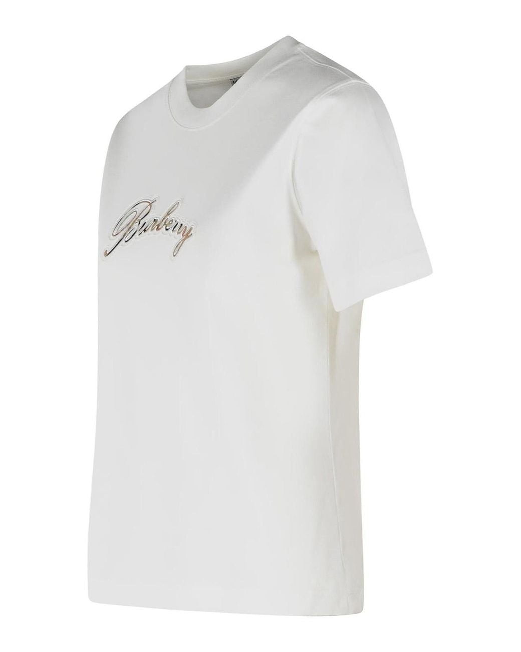 Burberry Gray Cotton T-Shirt
