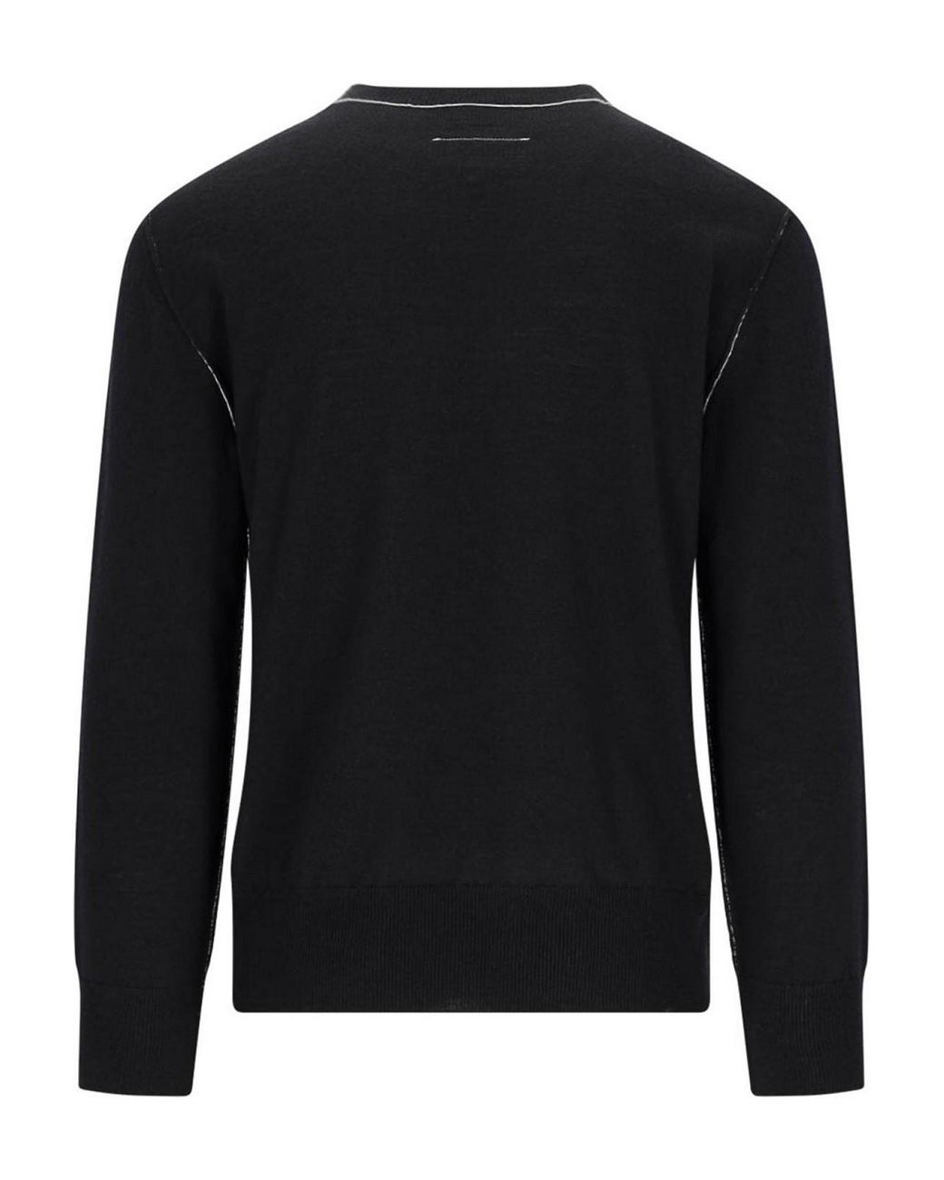 MM6 by Maison Margiela Blue Logo Sweater for men