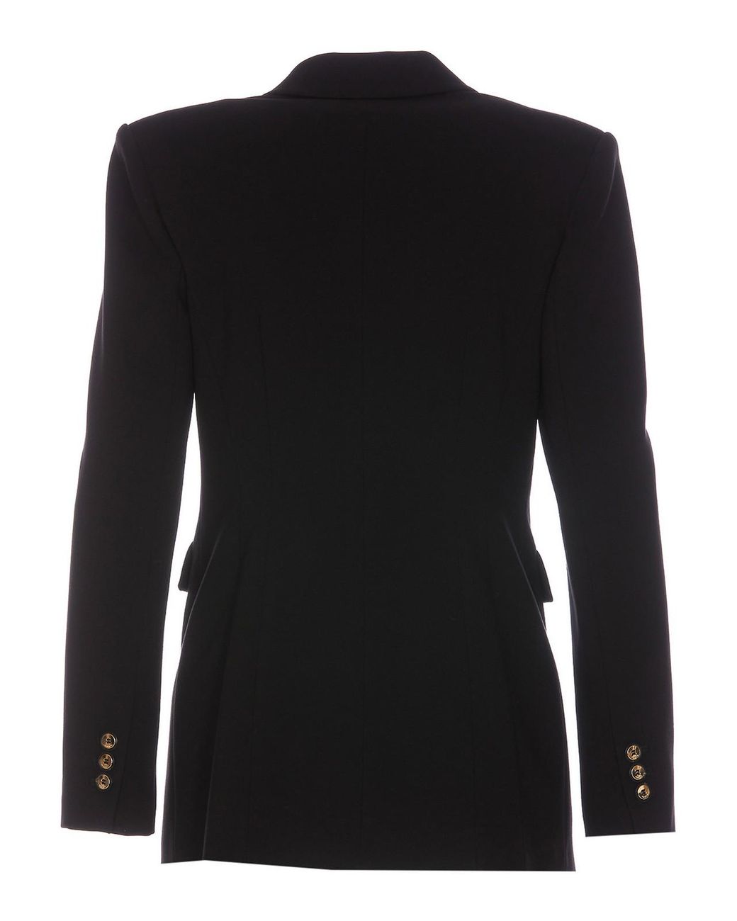 Pinko Black Glorioso Double Breasted Closure Jacket