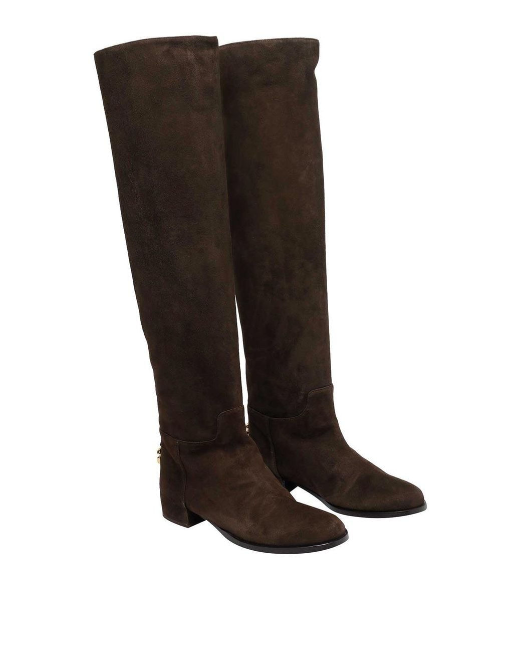 Dolce & Gabbana Black Suede Boots