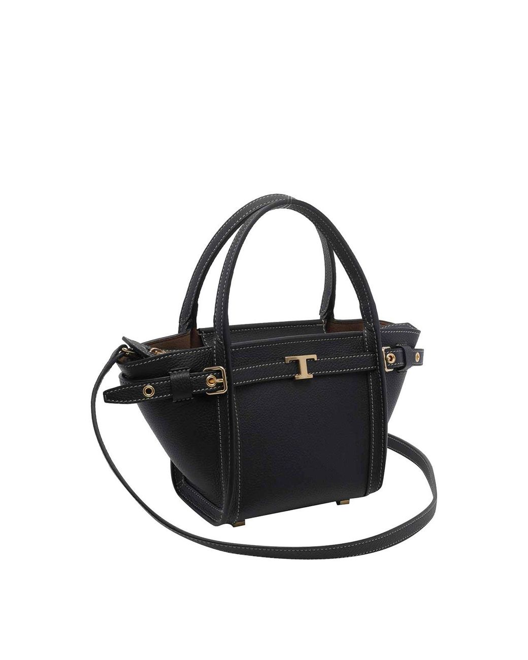 Tod's Black Mini Tim Shopping Bag
