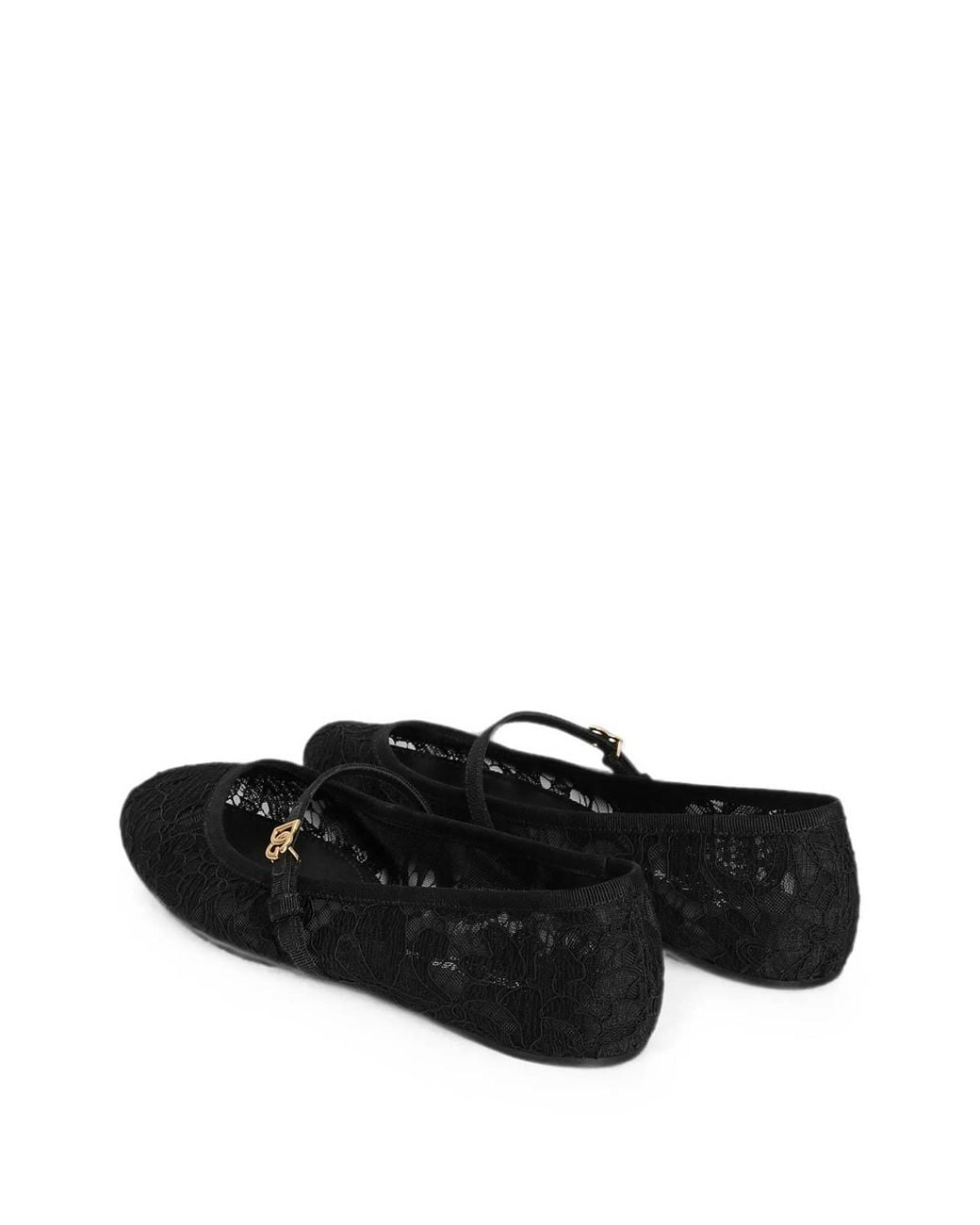 Dolce & Gabbana Black Ballerinas