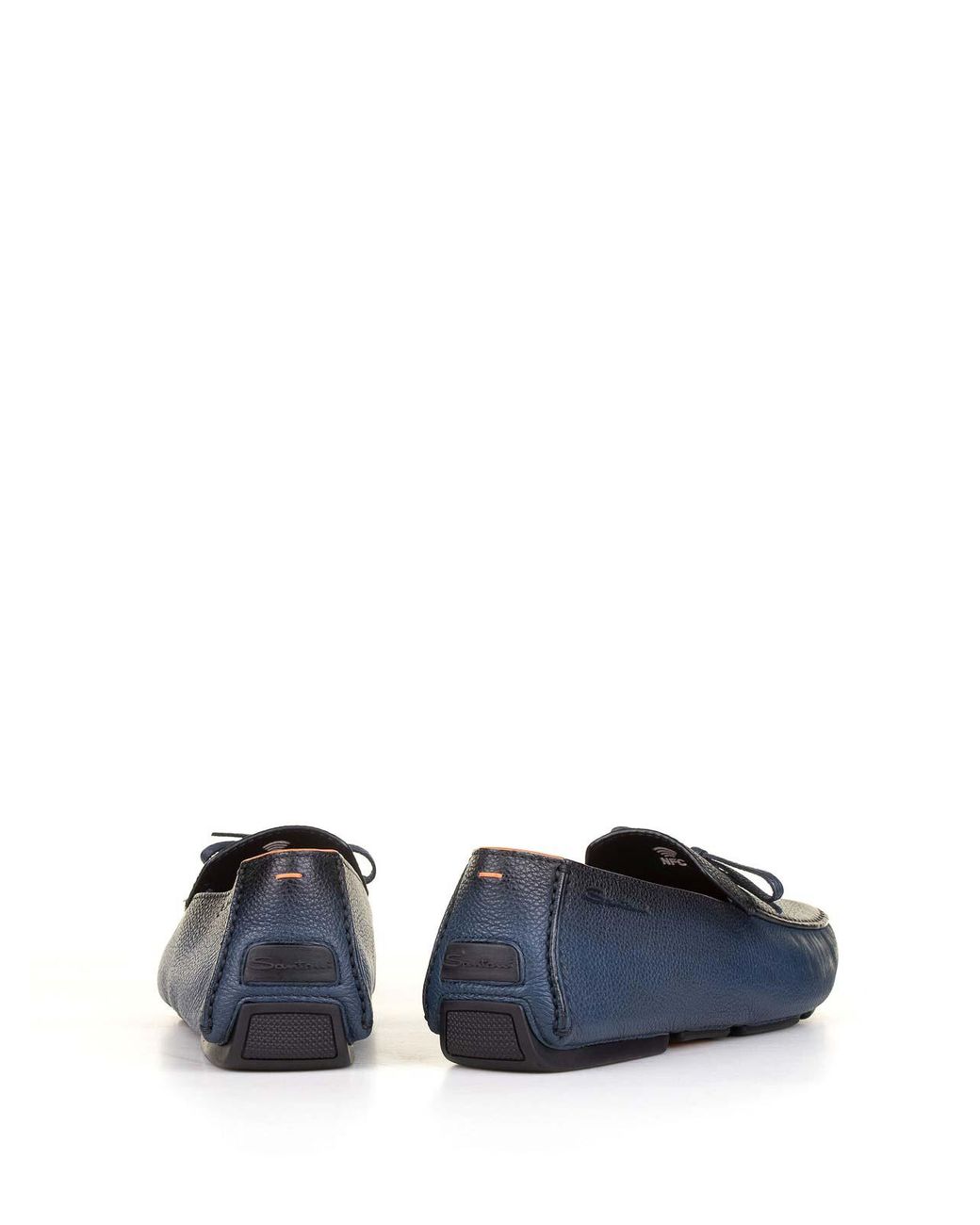 Santoni Blue Loafers for men
