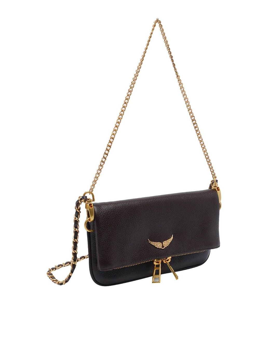 Zadig & Voltaire White Mini Rock Crossbody Bag