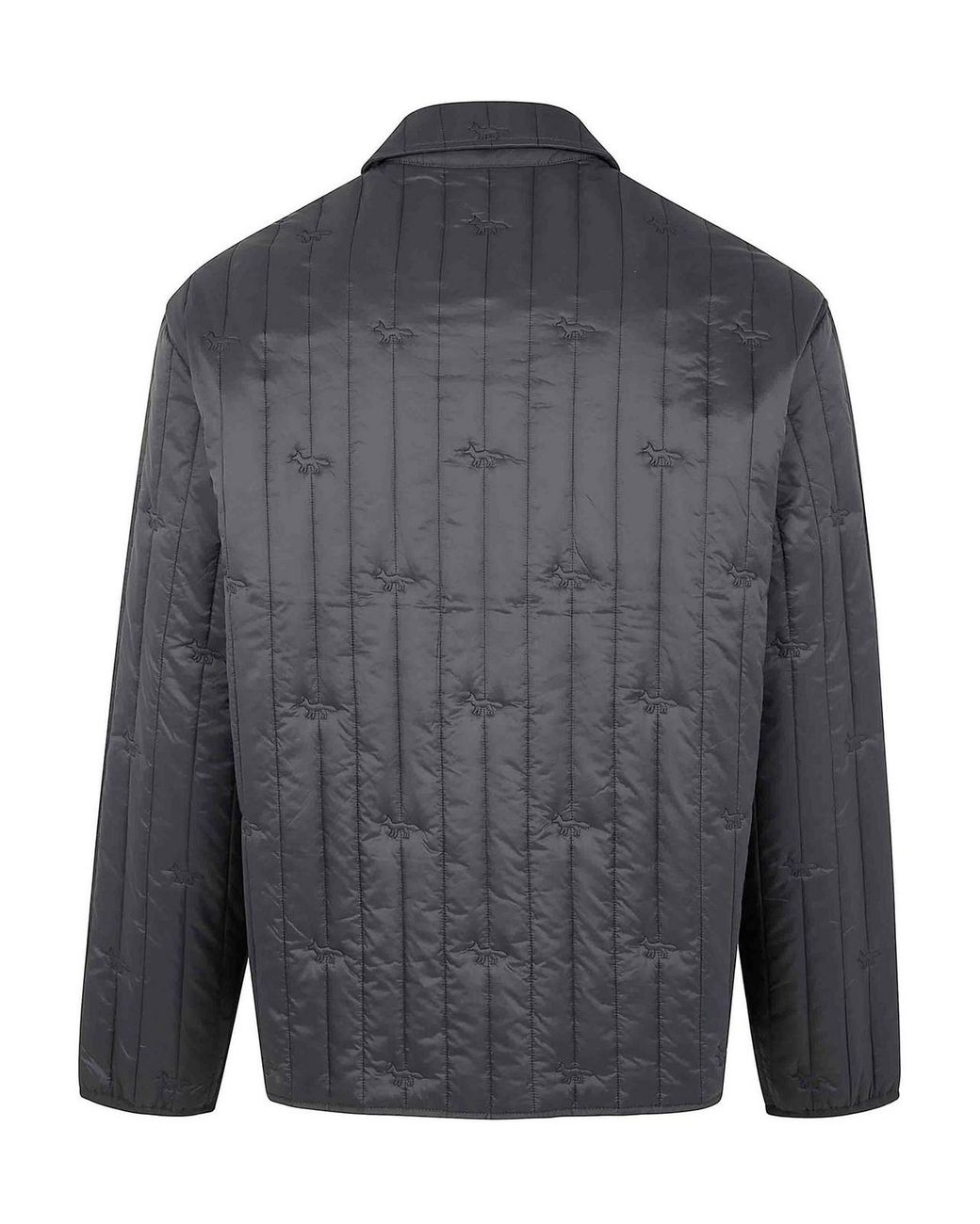 Maison Kitsuné Gray Quilted Blouson for men