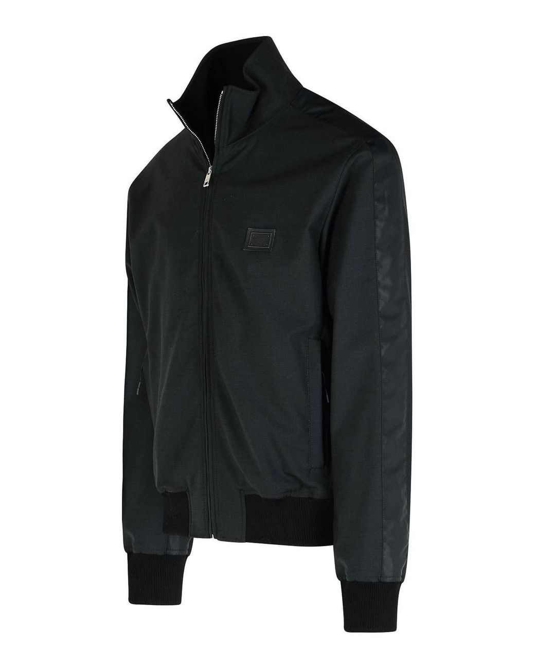 Dolce & Gabbana Black Wool Blend Jacket for men