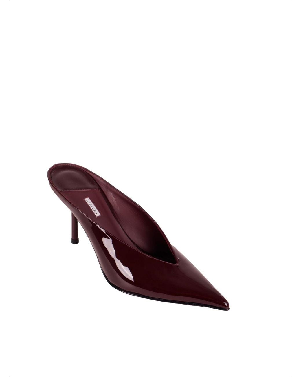 Le Silla Brown Vinyl Cleavage Sabot