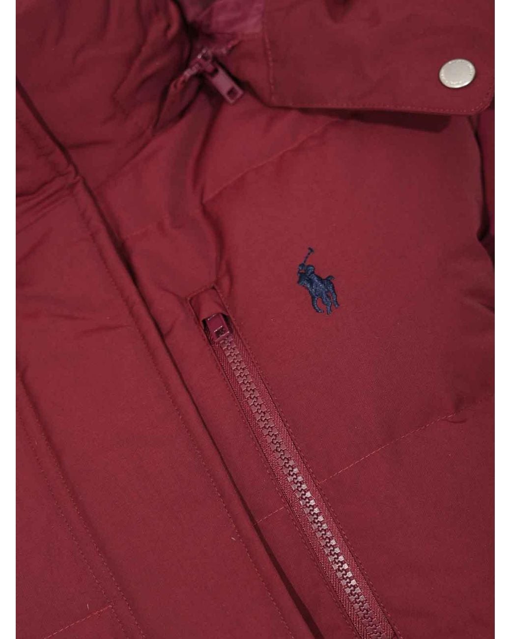 Polo Ralph Lauren Red Quilted Puffer Jacket