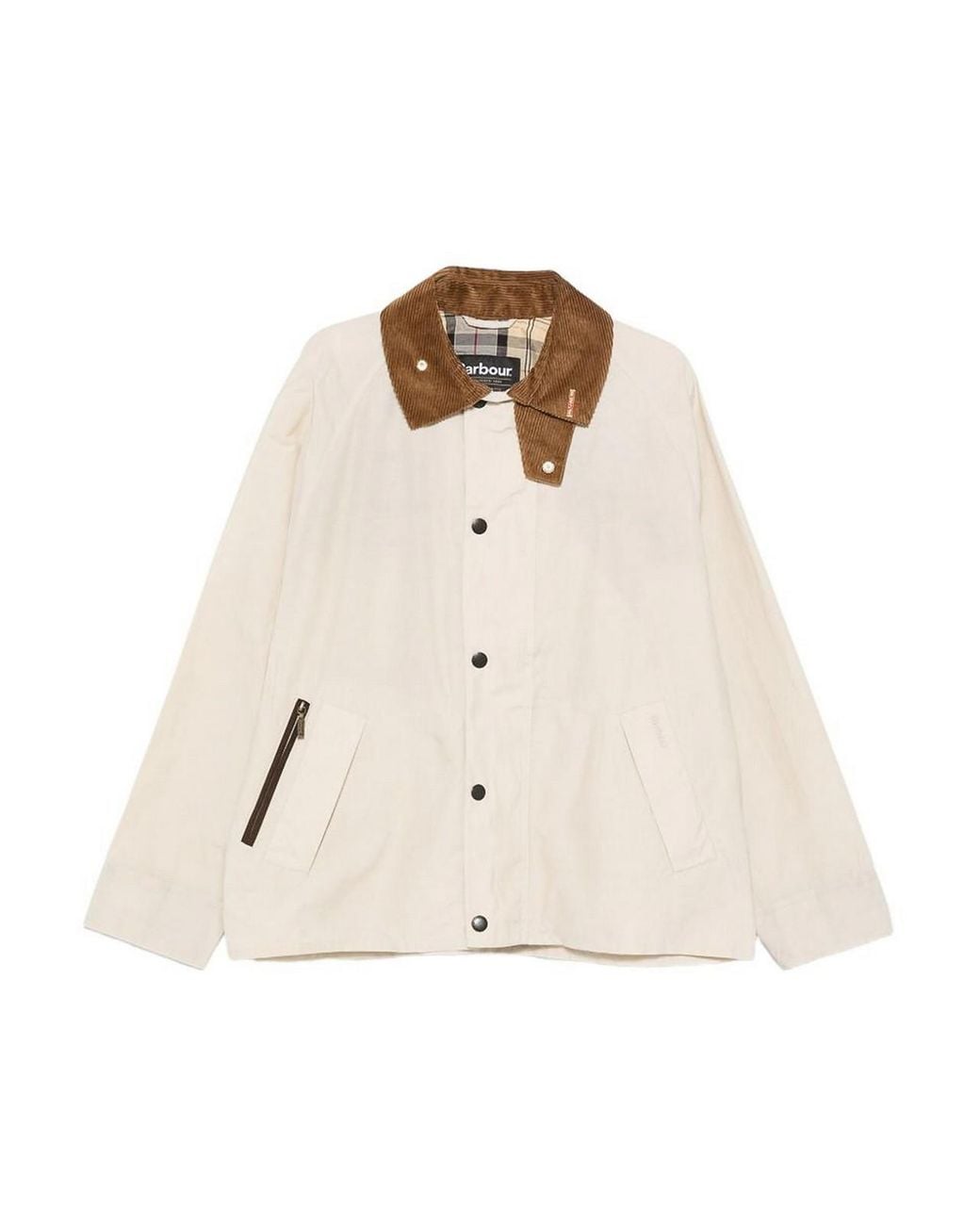 Barbour Natural Icons Jacket With Ribbed Collar for men