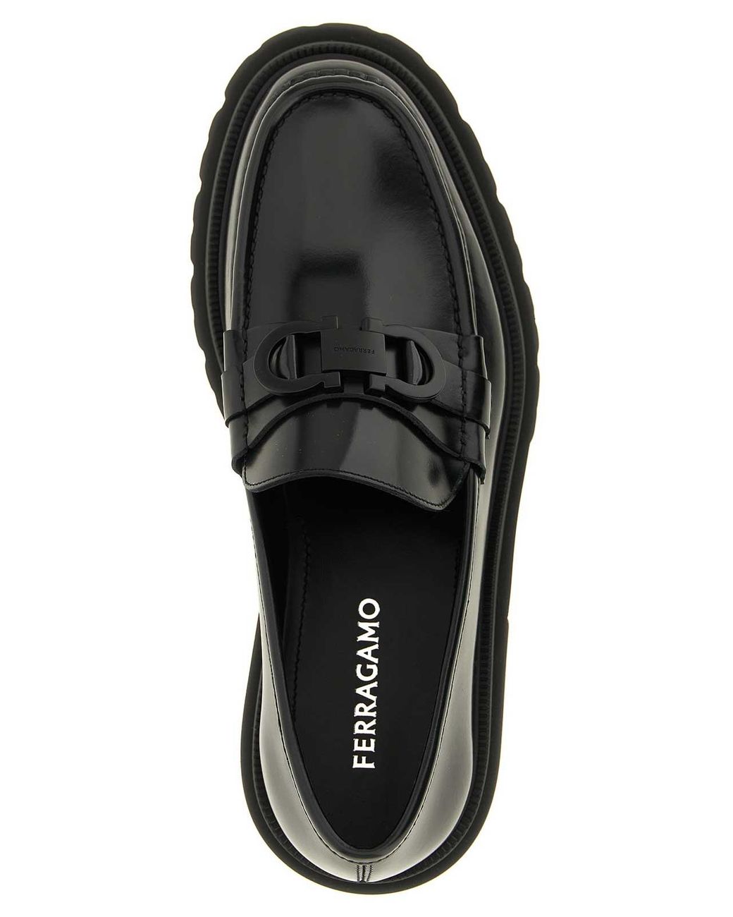 Ferragamo Black Loafers for men