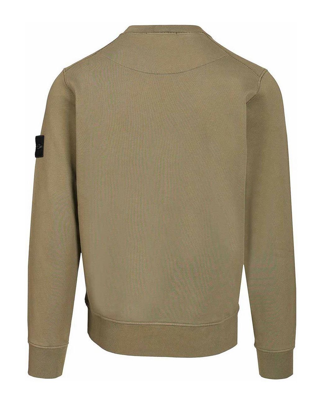 Stone Island Green Organic Cotton Sweatshirt for men