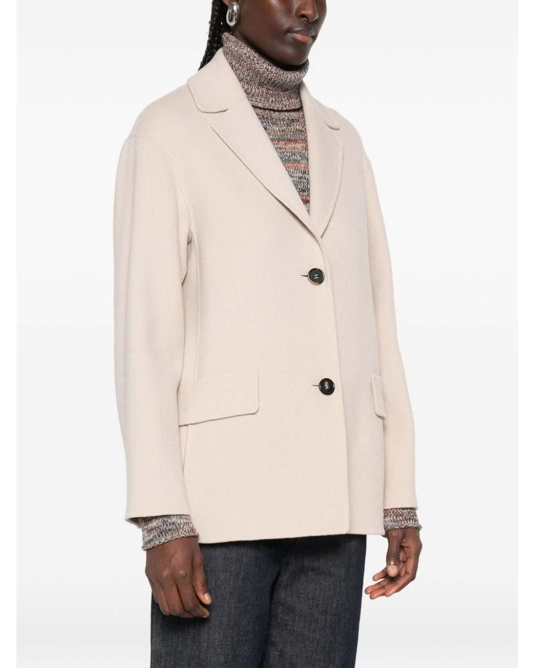Max Mara Natural Elfi Single-Breasted Blazer