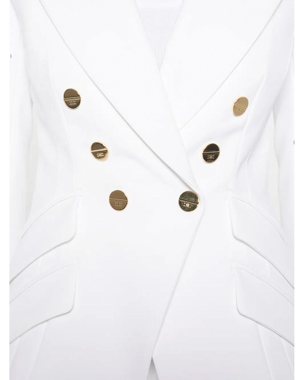 Blazer Elisabetta Franchi de color White
