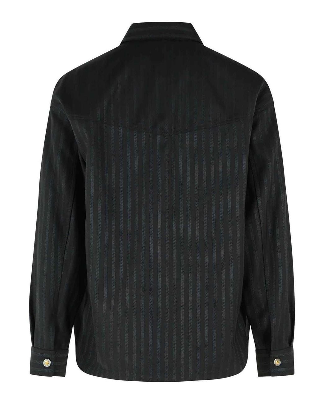 Versace Black Jacquard Wool Bluson for men