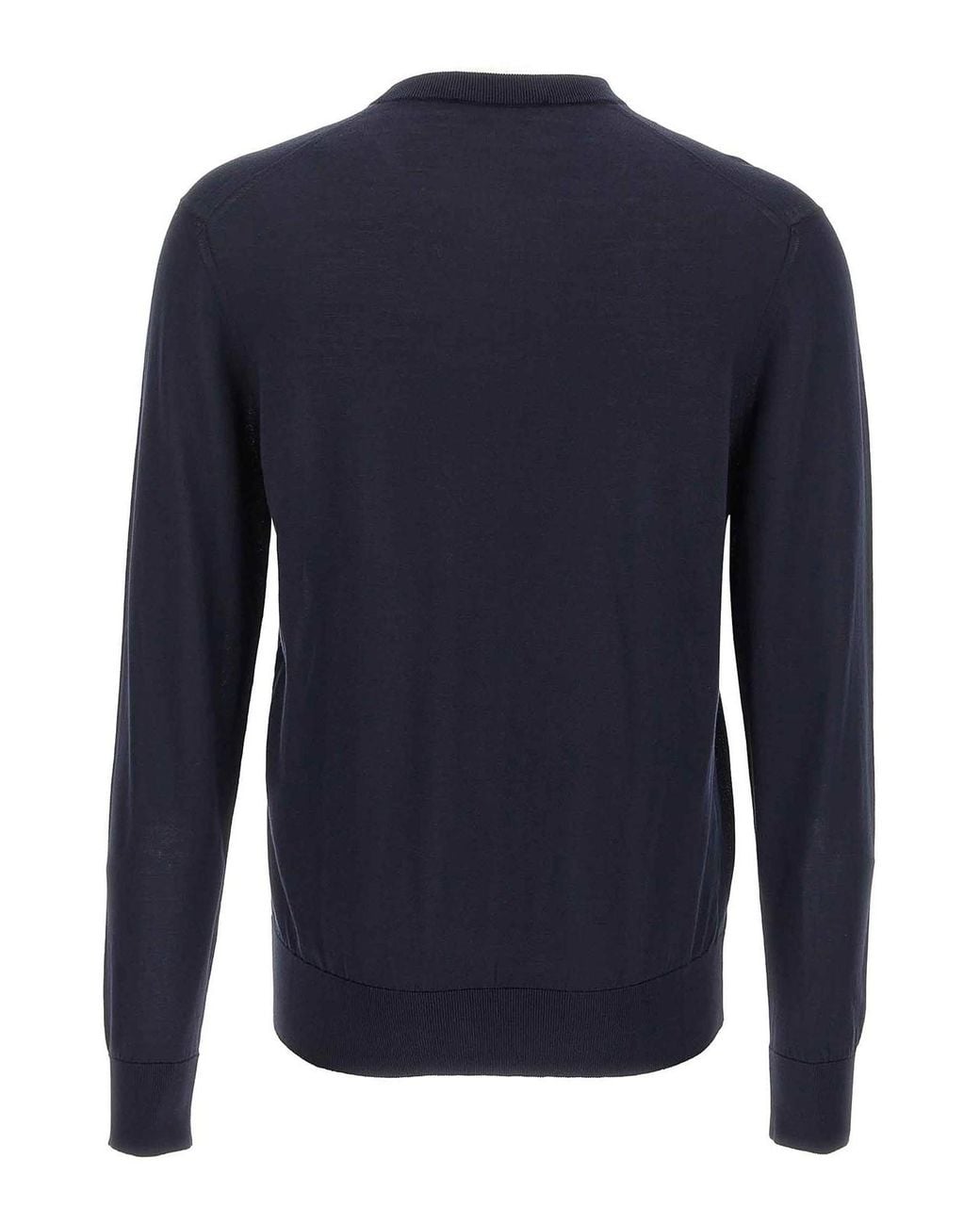 Dolce & Gabbana Blue Logo Embroidery Sweater for men