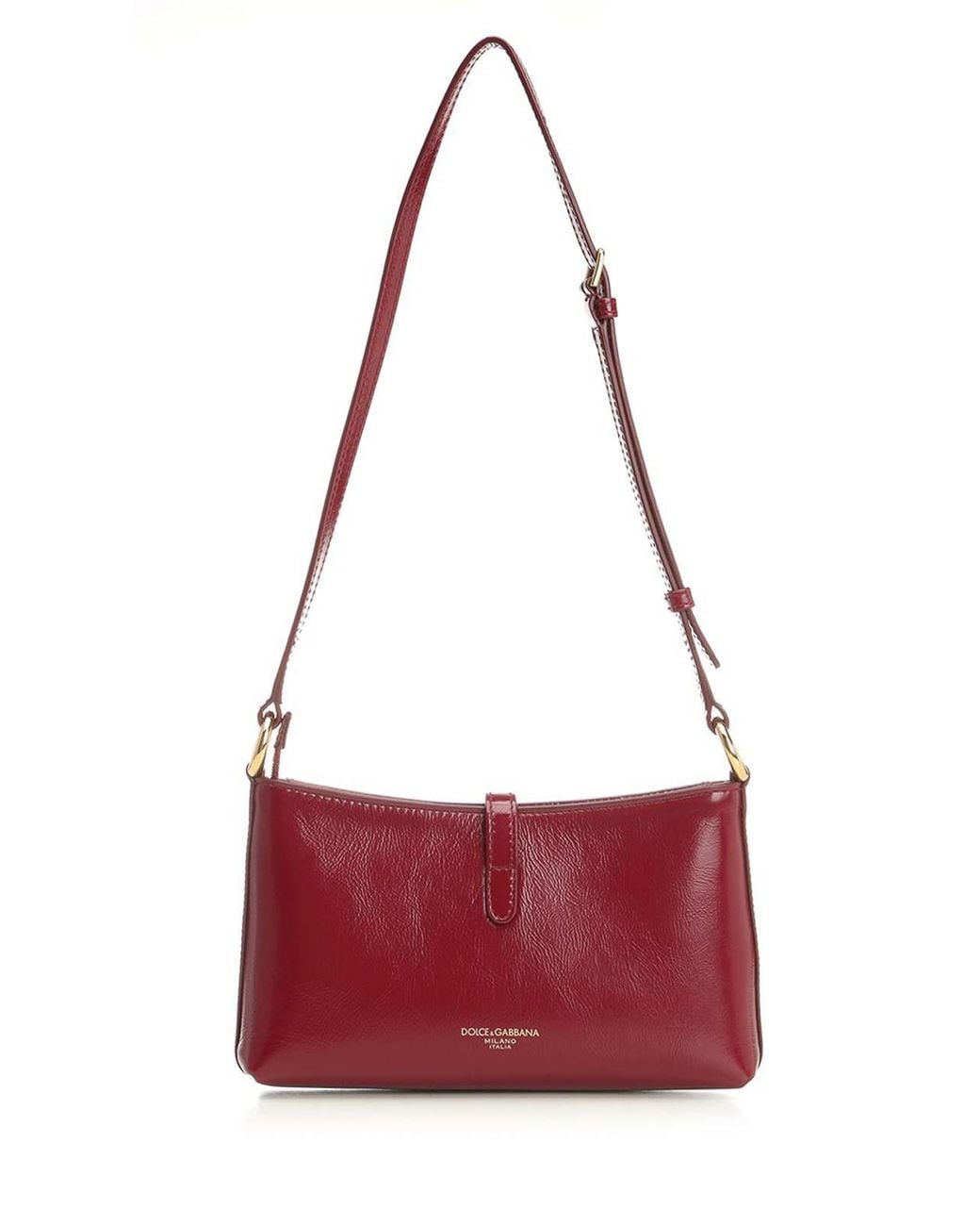 Dolce & Gabbana Red Lock Shoulder Bag