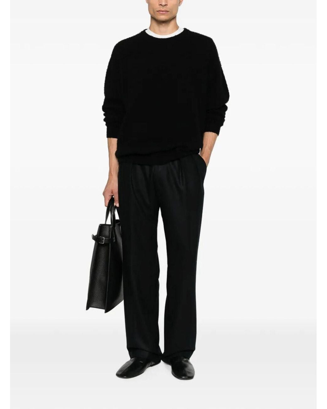 Berwich Black Pants for men