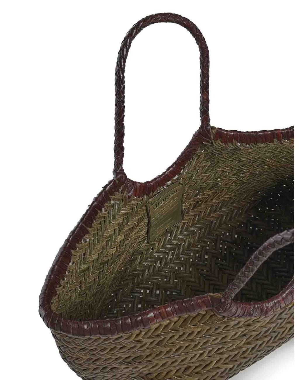 Dragon Diffusion Brown Small Nantucket Leather Bag