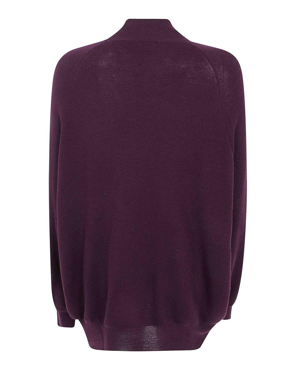 Aspesi Purple Round Neck Sweater