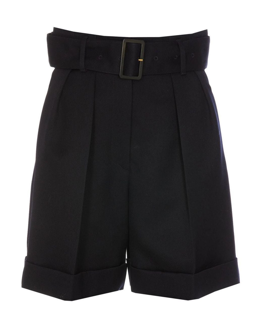 Golden Goose Deluxe Brand Black Demetra Belted Shorts